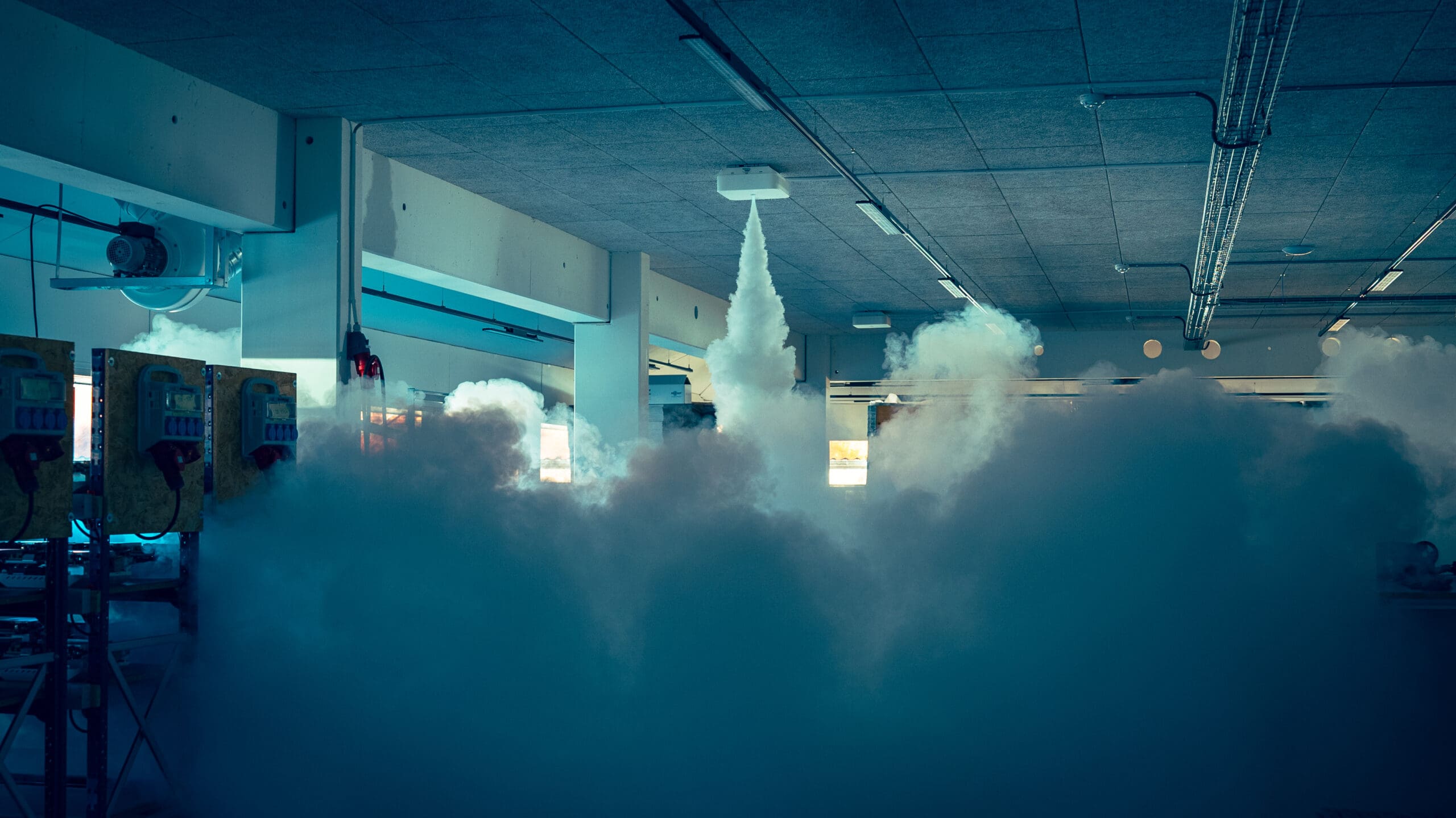 Démonstration terrain d’un générateur de brouillard PROTECT